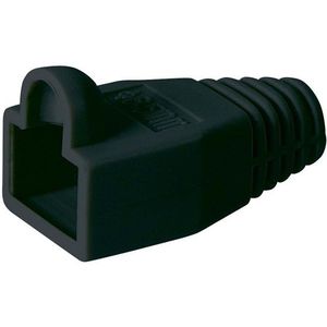 Pro RJ45 tective caps - Black (10 pack) - Schwarz