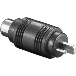 Goobay - Cinch-Adapter zu Lautsprecher-Stecker, Lautsprecherstecker Cinch-Kupplung (11693)
