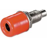 GOOBAY Telefonbuchsen 4 mm, rot, 10 Stück
