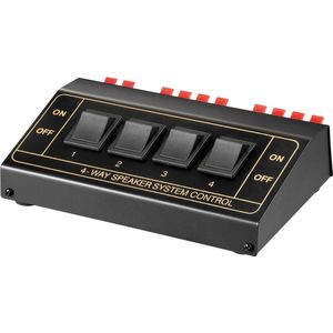 4 Wege Lautsprecherschalter - Goobay