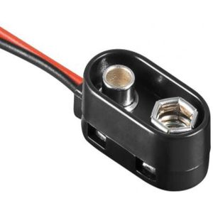 Pro 1x 9V Block battery holder