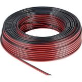 Lautsprecherkabel rot/schwarz 25 m Rolle, Kabeldurchmesser 2 x 1,5 mm?