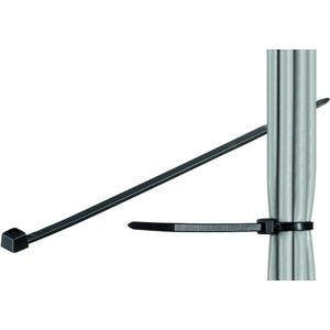 Tie-wraps - Zwart - 200 x 2,5mm - UV Resistend - 100 Stuks