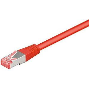 goobay CAT6-1500 SSTP PIMF netwerkkabel afgeschermd 15 m rood