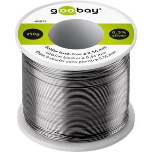 Goobay Soldeertin Loodvrij Loodvrij Spoel Sn99.3Cu0.7 250 G 0.56 Mm