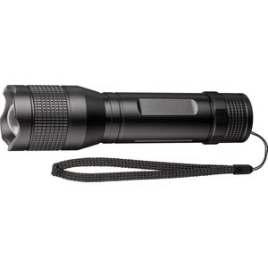 goobay 44559 Super Bright 1500 led-zaklamp, ideaal voor werk, vrije tijd, sport, kamperen, vissen, jagen en wegenondersteuning, 1500 lumen, lichtbereik tot 300 m