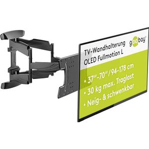 49956 - oled Wandhalterung, neigbar, schwenkbar, 37''- 70'', schwarz - Goobay