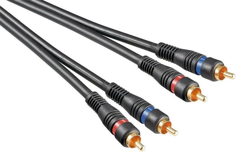 Stereo-Verbindungskabel 2x Cinch, zweifach geschirmt
