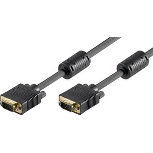 Full hd svga Monitorkabel, vergoldet, VGA-Stecker (15-polig) VGA-Stecker (15-polig). Kabellänge 10 m