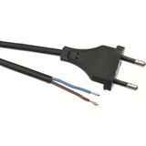 GOOBAY Euro-Netzkabel mit offenem Ende, 1,5 m, grau