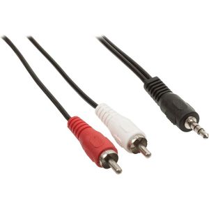 Goobay Audio-adapterkabel AUX, 3,5 mm jack naar stereo RCA-stekker, CU