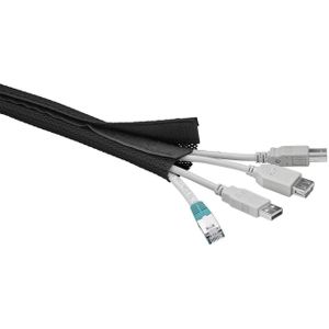 Kabelsleeve - Zwart - Polyester - 25 Meter