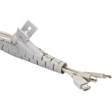 Spiraalband tot 20mm - Met Invoerhulp - 2,5 meter - Grijs