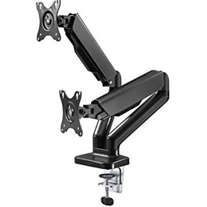 Bureaubeugel monitorarm 58531 voor 2 monitoren 17 t/m 32 inch, zwart