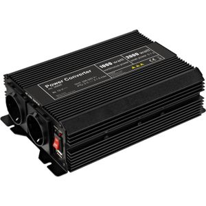 Gemodificeerde Sinus Spanningsomvormer - 1000 Watt - 12V naar 230V
