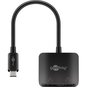 Goobay USB-C™ to DisplayPort™ and HDMI™ Adapter