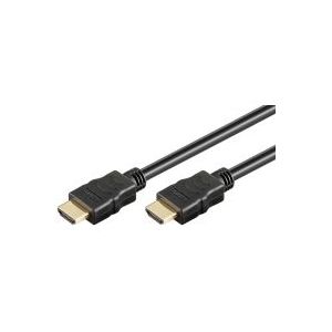 Goobay 60624, 5 m, HDMI Typ A (Standard), HDMI Typ A (Standard), 3D, 18 Gbit/s, Schwarz