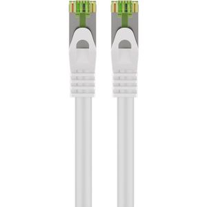 GHMT-Gecertificeerd CAT8.1 S/FTP LSZH 0.5M Wit - Netwerkkabel - Computerkabel - Kabel