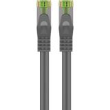 GHMT-zertifiziertes CAT 8.1 Patchkabel, S FTP (PiMF), grau