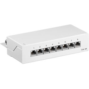 Cat6a Patchpaneel - 8-Poorts