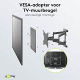 63267 - Adapter für Wandhalter, 10''- 32'', schwarz - Goobay