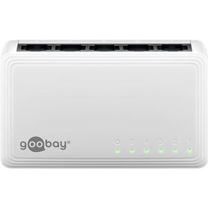 5-poort Gigabit Switch - 10/100/1000 - Wit