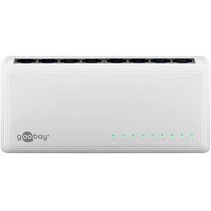 Goobay 8-Port Gigabit Switch - Wit