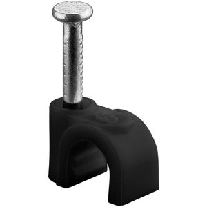 goobay - 64678 - Kabelklem - Zwart - 100 Stuks