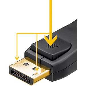 DisplayPort kabel 2.1 | Goobay | 1 meter (10K@30Hz)