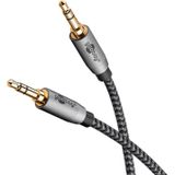 goobay 65273 3,5 mm audio AUX-kabel 1 m jack kabel voor hoofdtelefoon, autoradio, pc, tablet, luidsprekerkabel/vergulde verbinding