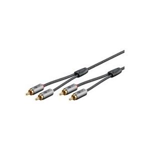 Goobay Plus Tulp stereo kabel | 0,50 meter
