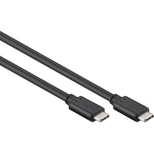 USB-C naar USB-C kabel - USB3.0 - tot 20V/3A / zwart - 1,5 meter