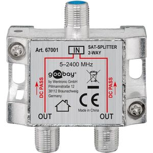 Goobay 67001 SAT-verdeler, dubbel