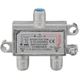 Goobay SAT EW Kabel-combiner Zilver