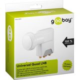 Goobay Universele Quad LNB - 40 mm (verguld)