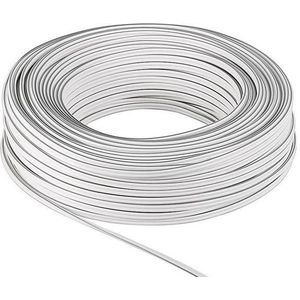 Lautsprecherkabel weiß, 10 m Rolle, Querschnitt 2 x 1,5 mm², cca. Kabellänge 10 m