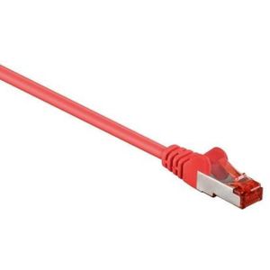 Netwerkkabel | Cat6 S/FTP | 15 meter (100% koper, LSZH, Rood)