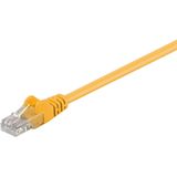 CAT 5e Patchkabel, U UTP, gelb