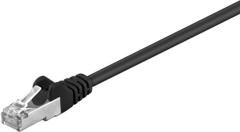CAT 5e Patchkabel, SF UTP, schwarz