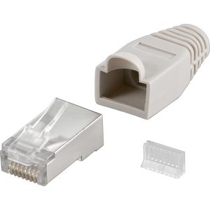 Goobay RJ45 stekker, CAT 5e STP afgeschermd met knikeveiling