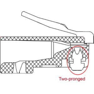 Goobay RJ45 Stekker CAT 5e STP Afgeschermd