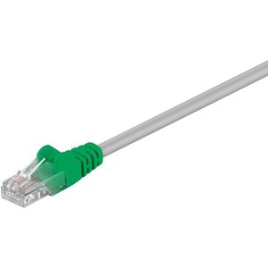 CAT 5e Crossover-Patchkabel, U UTP, grau-gr&#252;n
