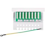 Goobay CAT 5e Patchpaneel - 8-poorts - Grijs