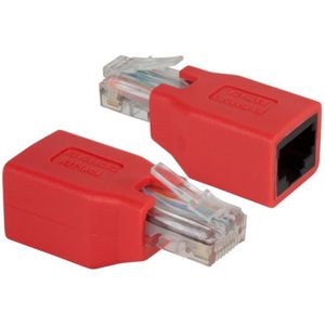 Goobay 68912. RJ45 RJ45 Rode Kabelinterface en Voeding