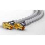 Goobay - 70420 - Antennekabel - Zwart - Koper - 135 dB