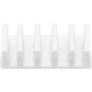 Kabelhouder | Goobay | 5 sleuven (2 stuks, Ø 7.09 mm, Wit)