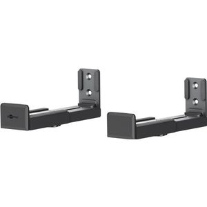 Allecto Plus - Set van 2 Magnetronhouders voor aan de muur - RVS