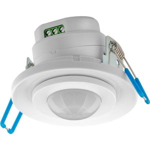 Goobay PIR bewegingssensor - 8m bereik - inbouw plafond / wit