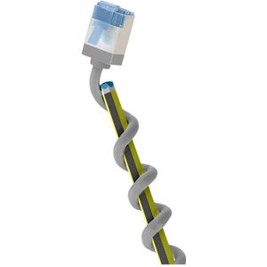 FTP CAT6A Slimline 10 Gigabit Netwerkkabel - CU - Ultraflex - 1 meter - Grijs