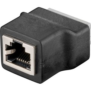 Goobay - 76737 - Kabelinterface/adapter - Zwart - 8-pins RJ-45